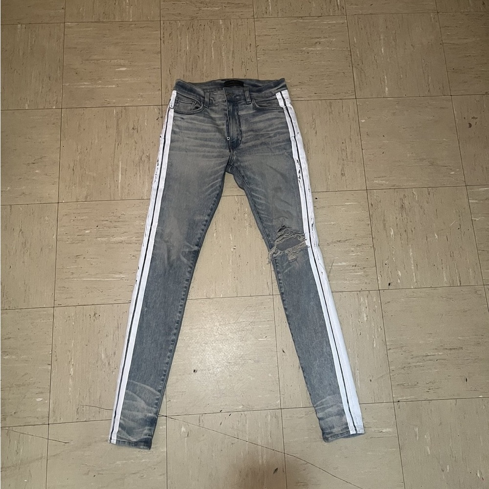 Amiri denim jeans gently used